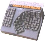 Teclado para uma mão