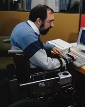 man in wheelchair