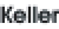 gráfico com ampliação da palavra 'Keller' exibida com muitos blocos pixelizados